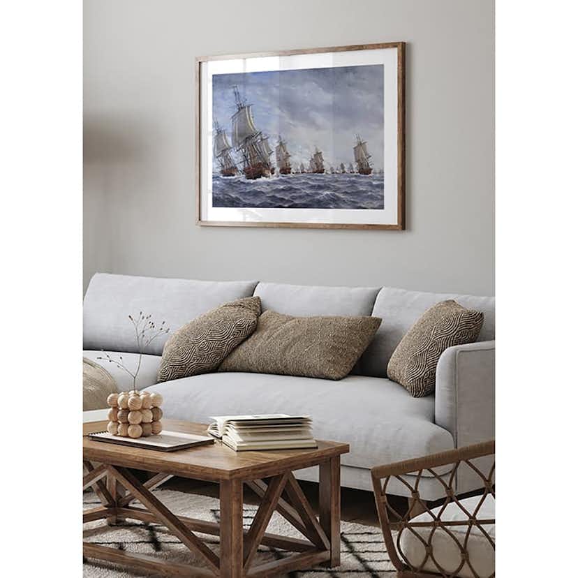 Poster Gallerix Naval Battle By Jacob Hagg