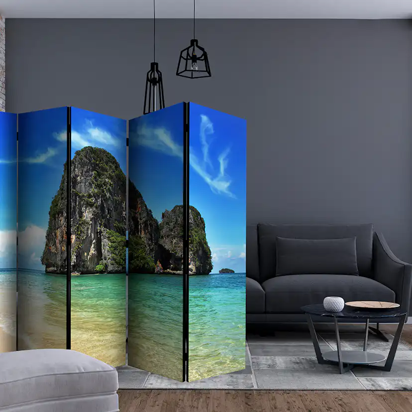Rumsavdelare Skärmvägg Arkiio Exotic Landscape In Thailand Railay Beach II 225x172 cm