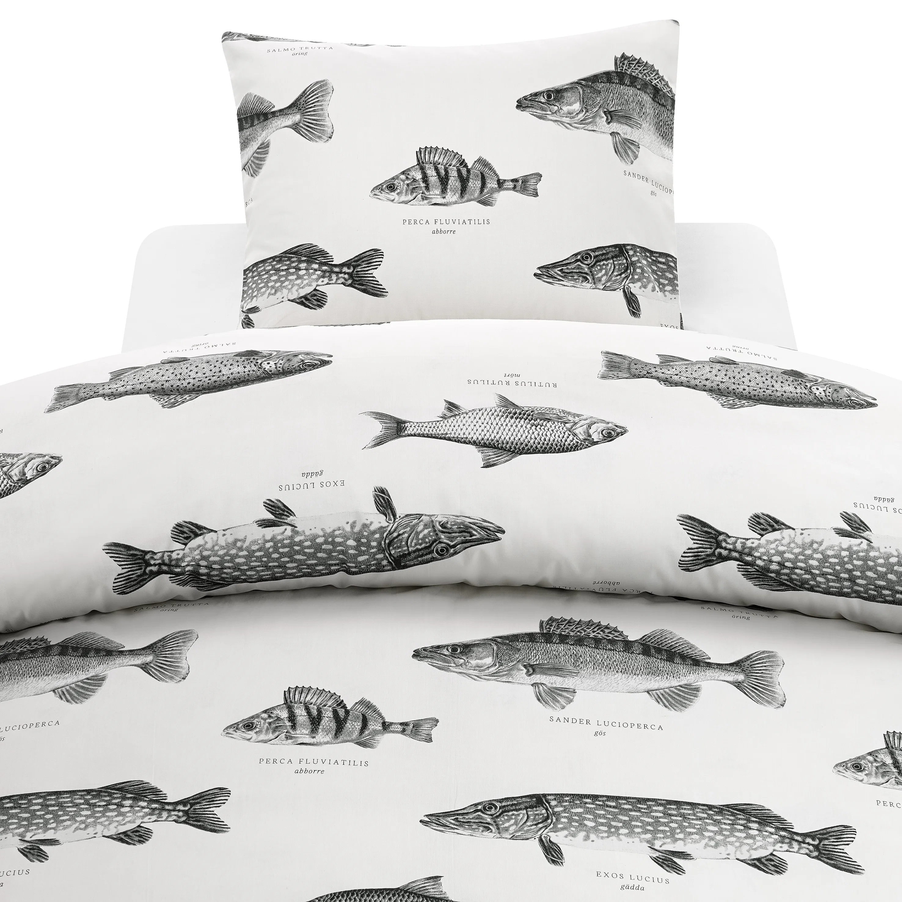 Påslakanset Borganäs of Sweden Fiske Enkelsäng