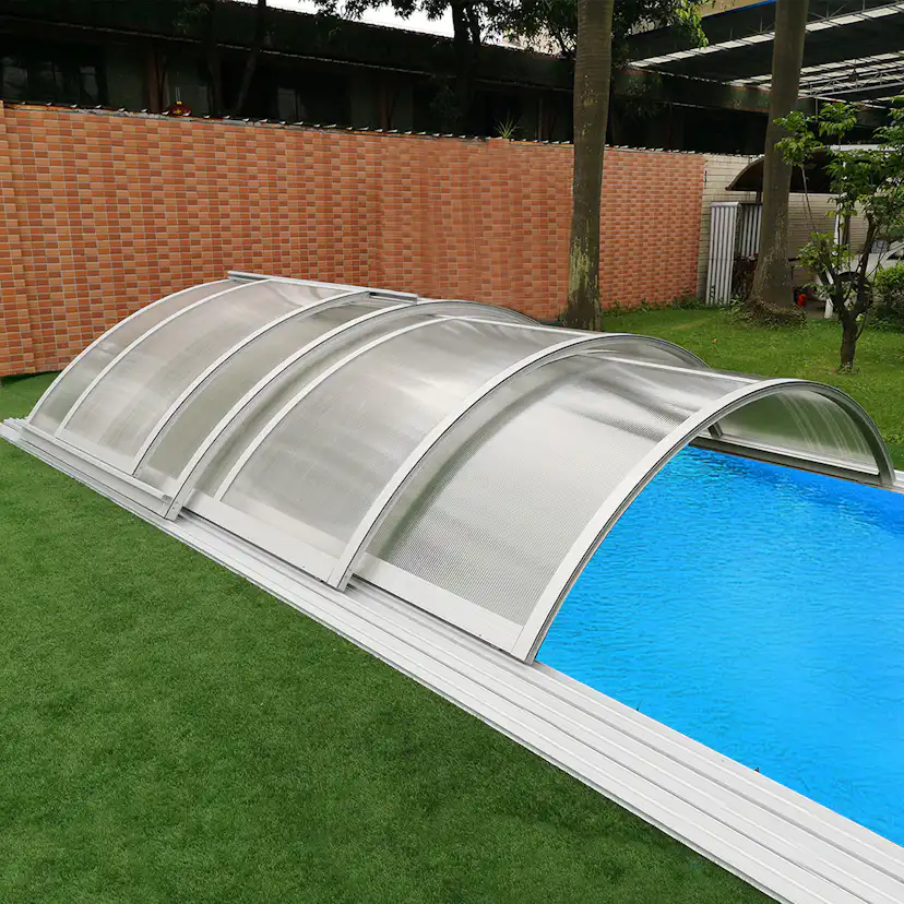 Pooltak Metalcraft 3x6m 4 mm Klar Kanalplast Silver