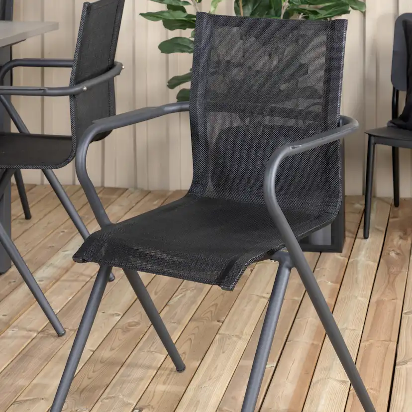 Matgrupp Venture Home Aleyna med 6 Aspen Matstolar