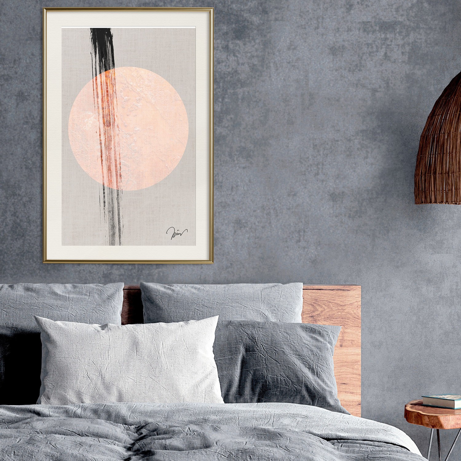 Affisch - Sunny Nature [Poster] 20x30 Guld ram med passepartout, 20x30 cm