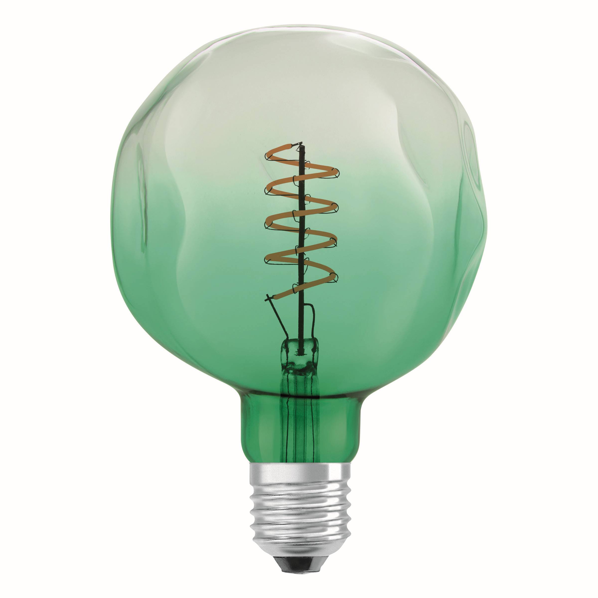 LED-Lampa Osram Deco ET124 Grön E27 Vintage 1906 Dimbar