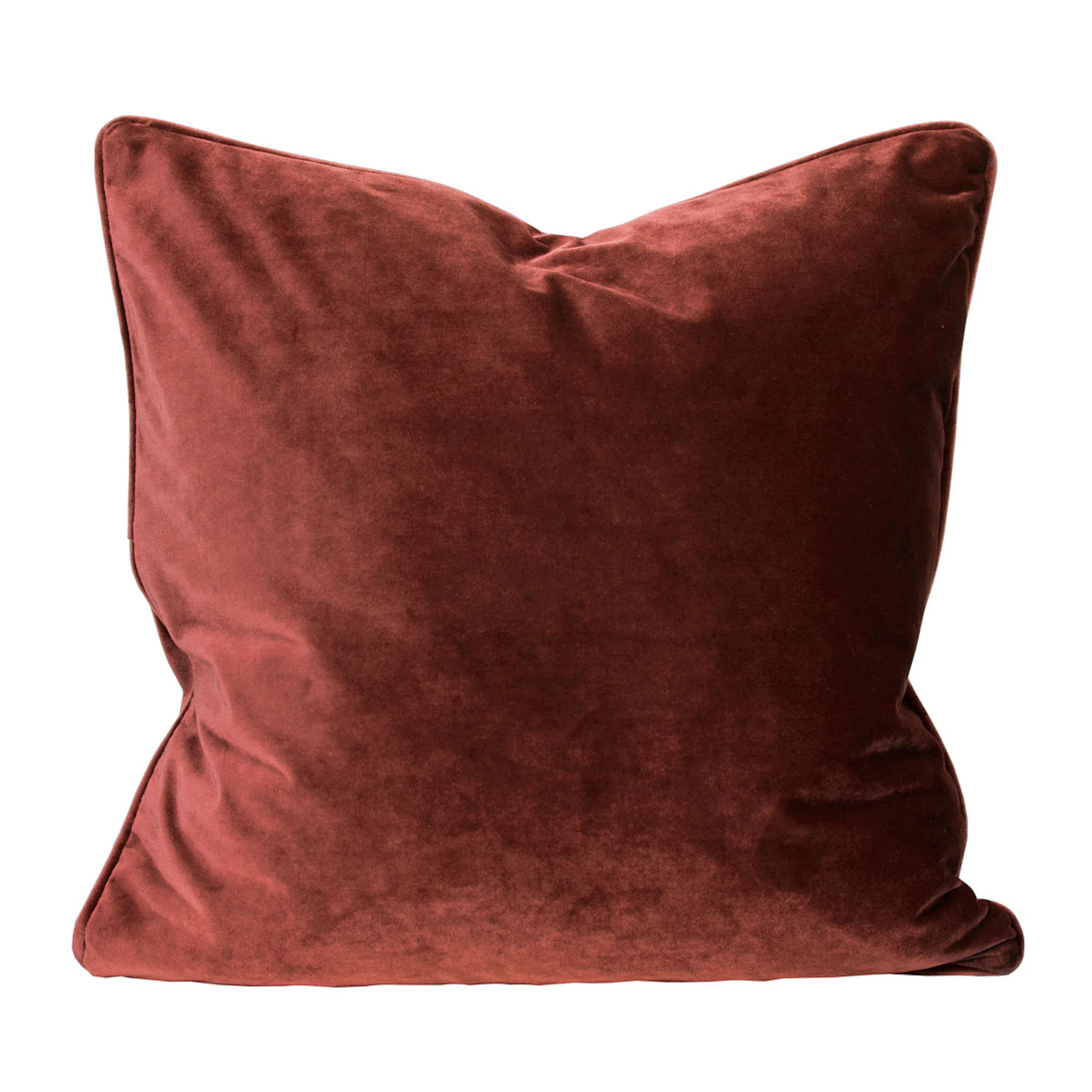 KUDDFODRAL SAMMET ELISE Roströd, 45x45 cm