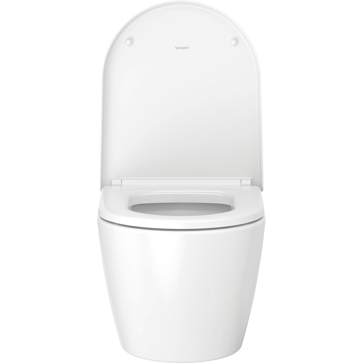 Vägghängd Toalettstol Duravit ME by Starck Rimless 253009 inkl Toalettsits