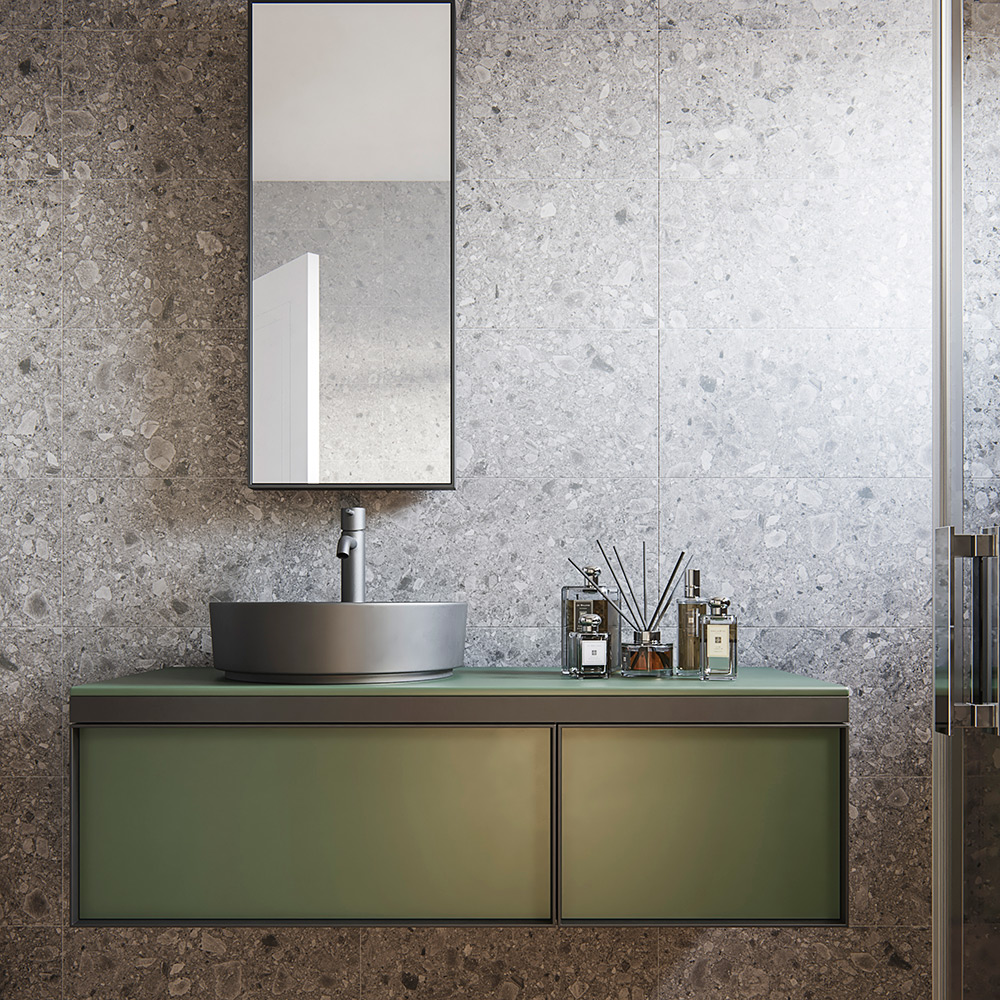Klinker Tenfors Flodsten Smoke 90x90 cm