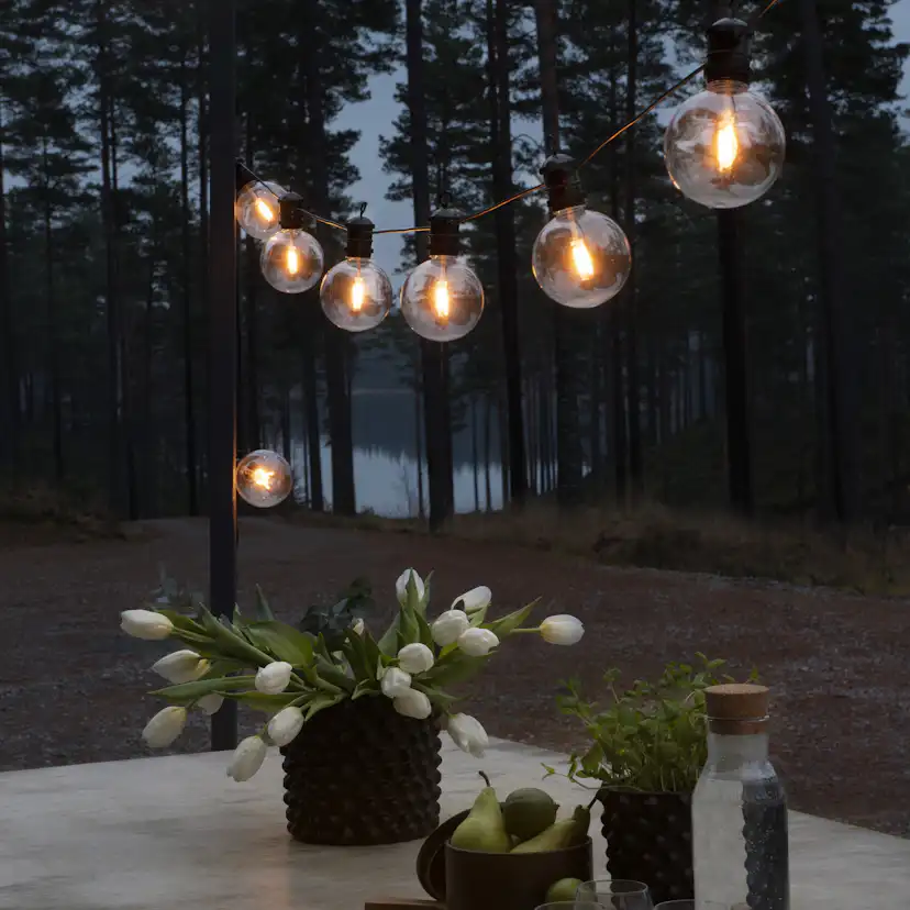 Startset Gnosjö Konstsmide E27 10 amber LED