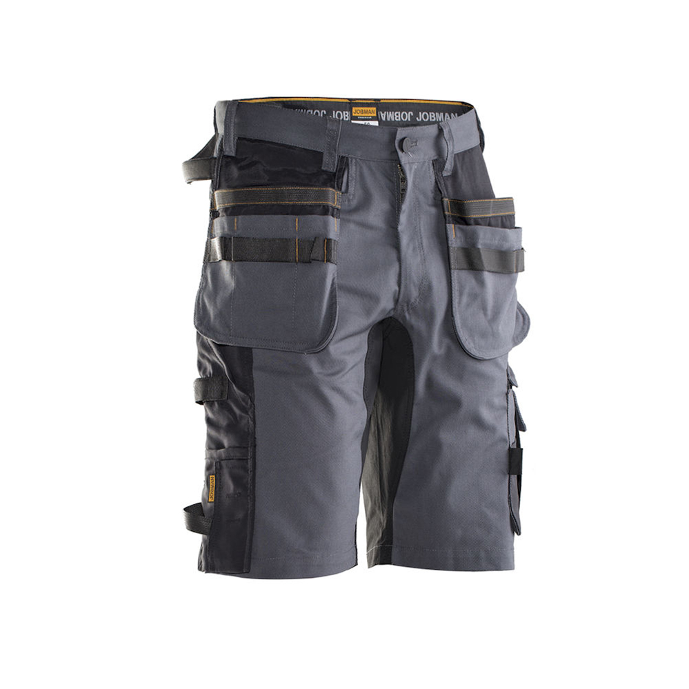 Hantverks Shorts Stretch Dark grey/Bl C52 Storlek: C52, Färg: Mörkgrå/Svart