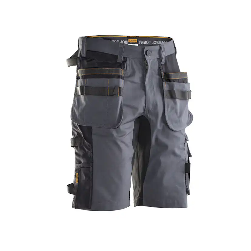 Hantverks Shorts Stretch Dark grey/Bl C52 Storlek: C52, Färg: Mörkgrå/Svart