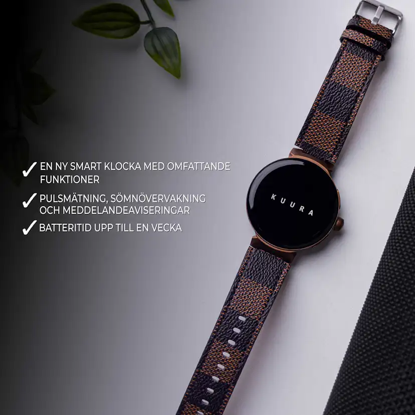 Kuura Smartwatch FM1 V3, Brun Brun