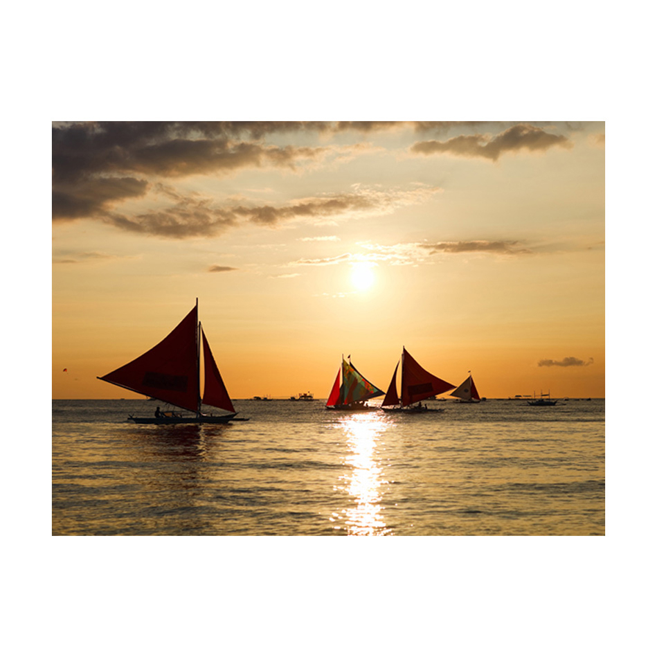 Fototapet Arkiio Sailing Boats Sunset