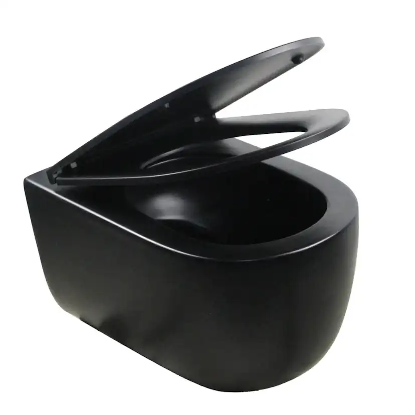 Vägghängd Toalettstol Macro Design Silent Rimless med Tornadospolning