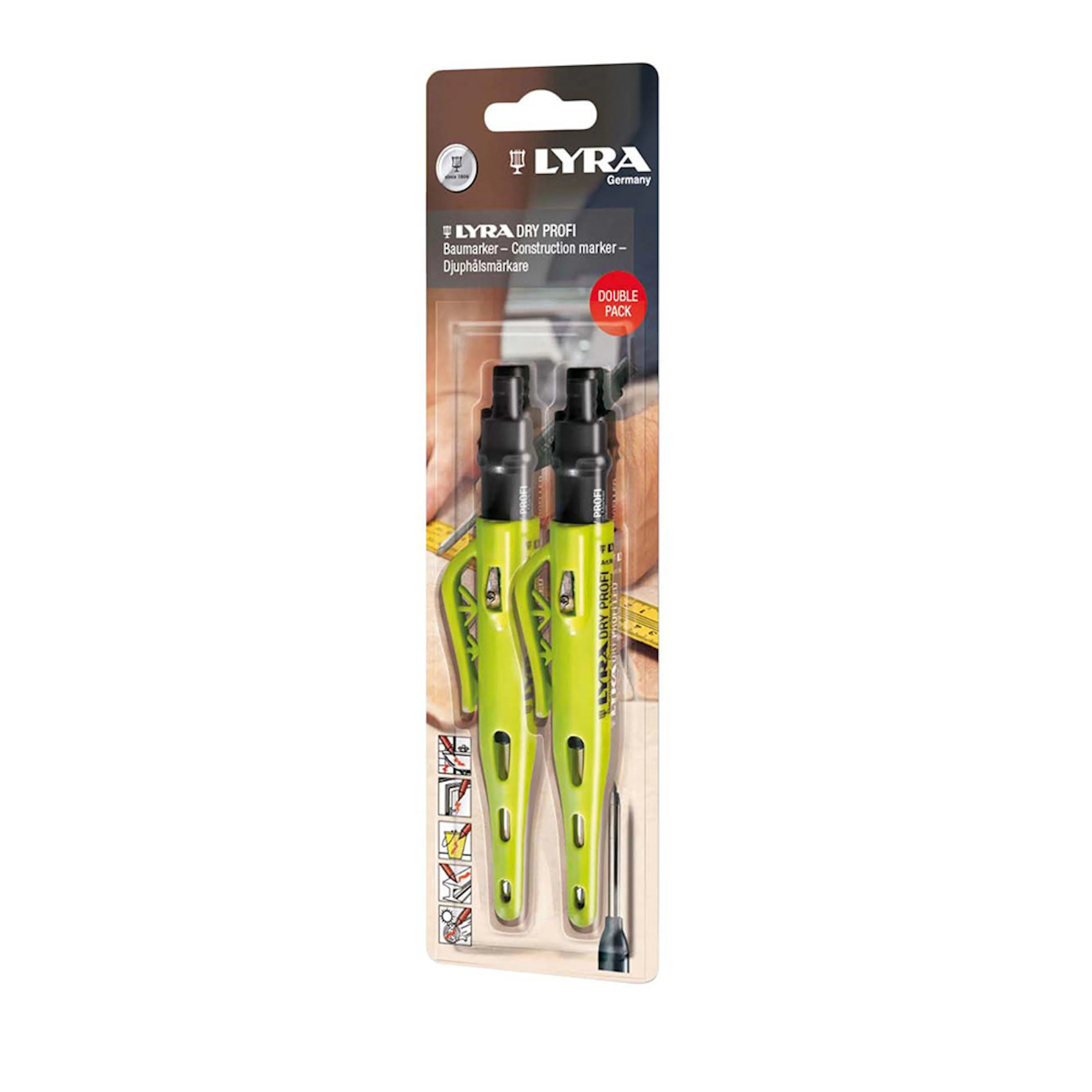 DJUPHÅLSMÄRKARE DRY PROFI 2-P SB 2 Pack
