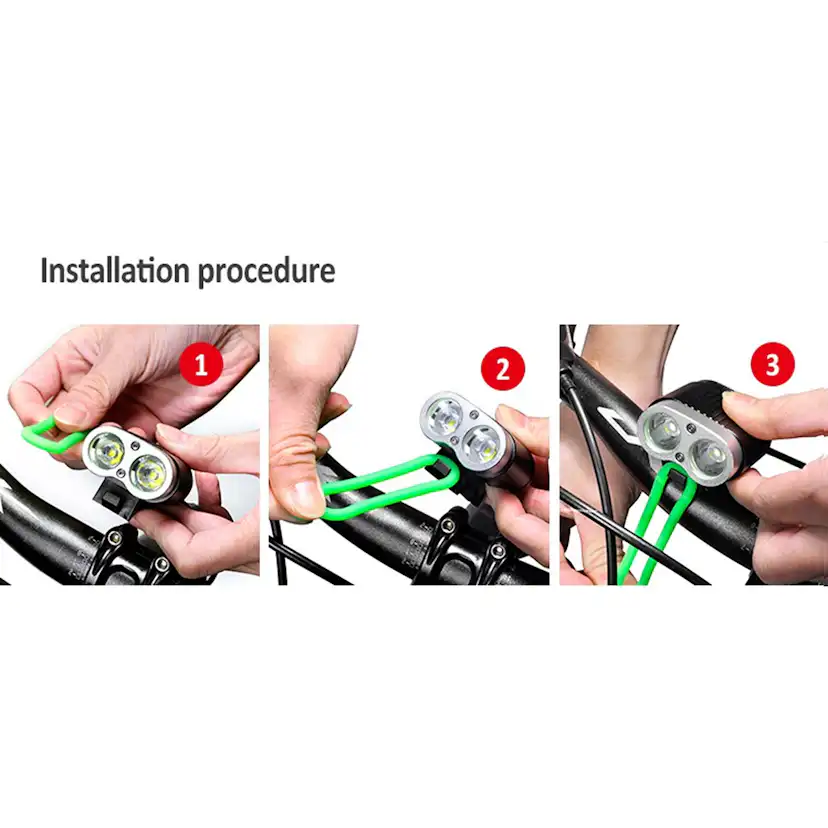 Cykelstrålkastare Briv Nitemate T2200