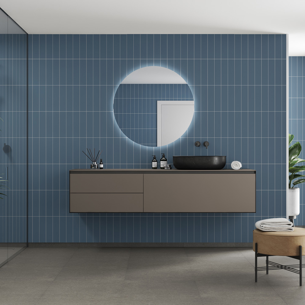 Våtrumsskiva Fibo 6274-M0830 EM Dusty Blue 10x620x2400 mm
