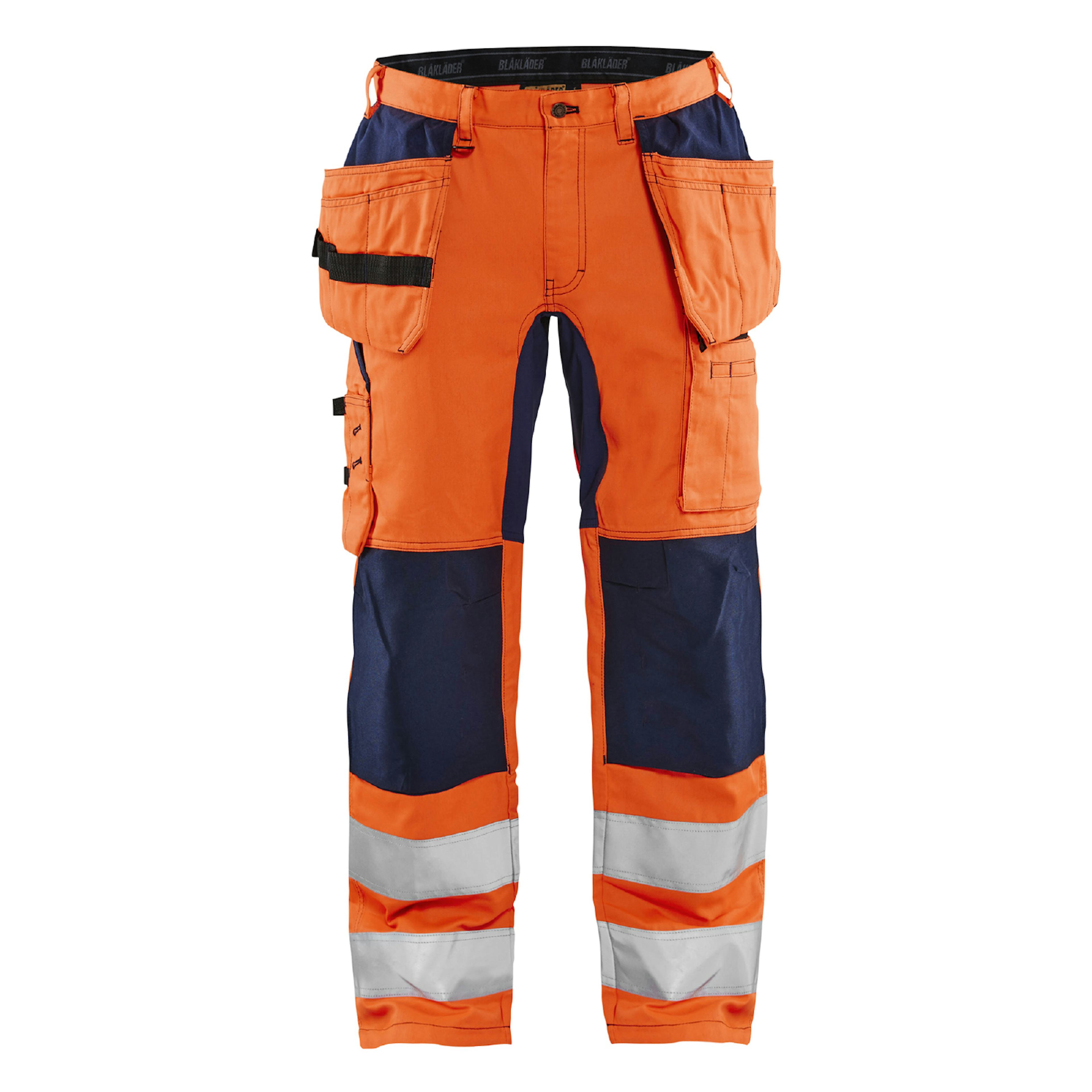 Varselorange/Marinblå