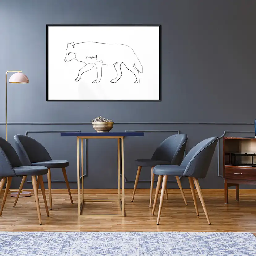 Poster Artgeist Affisch Wolf