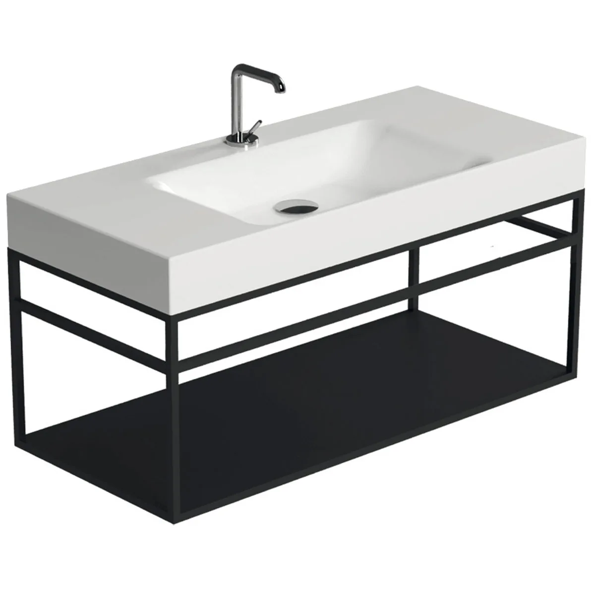Vägghängt Handfatsställ Lavabo Cento B: 1000 mm