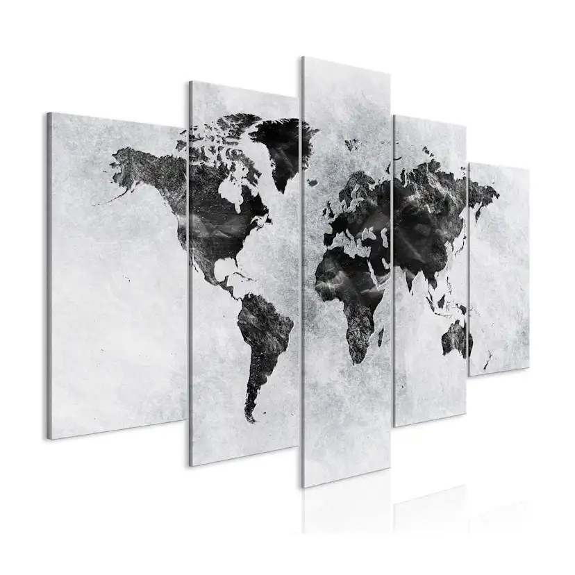 Tavla Arkiio Concrete World 5 delar