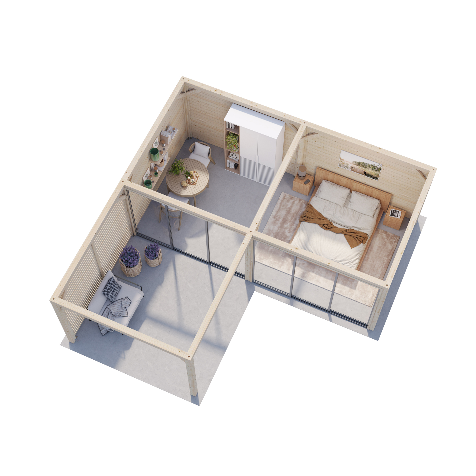 Uterum Palmako Lenna 24,9 m2 Set 713 Slide Plus