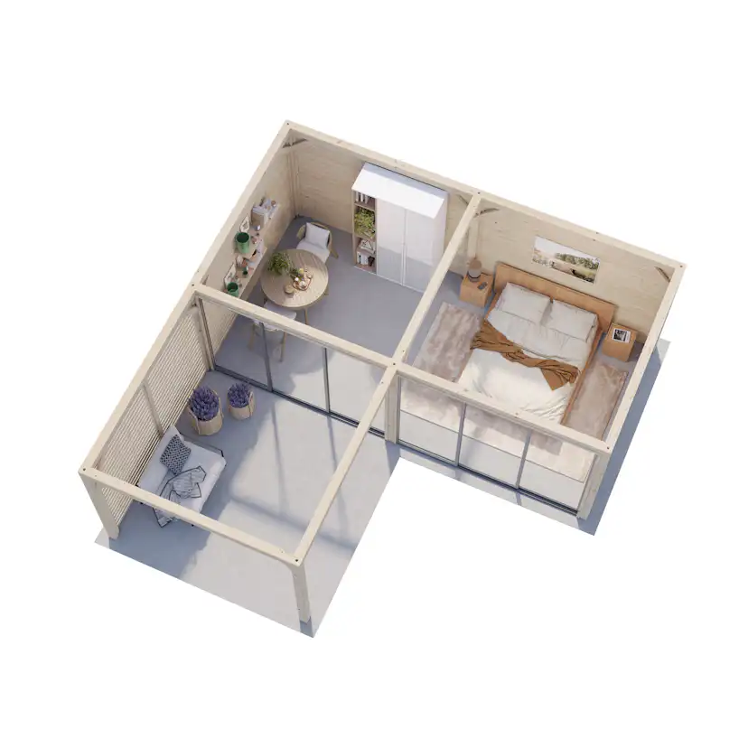 Uterum Palmako Lenna 24,9 m2 Set 713 Slide Plus