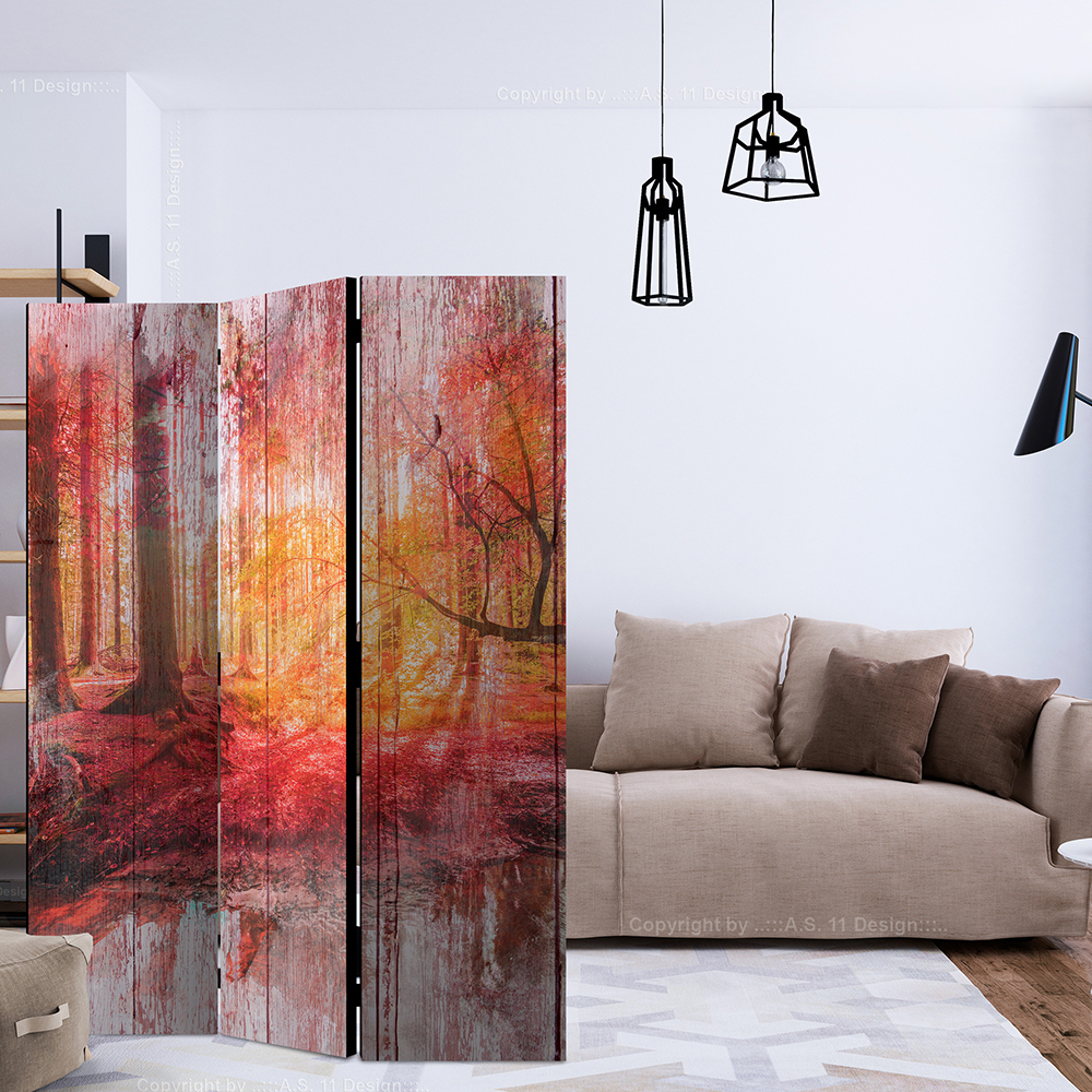 Rumsavdelare Skärmvägg Arkiio Autumnal Forest 135x172 cm