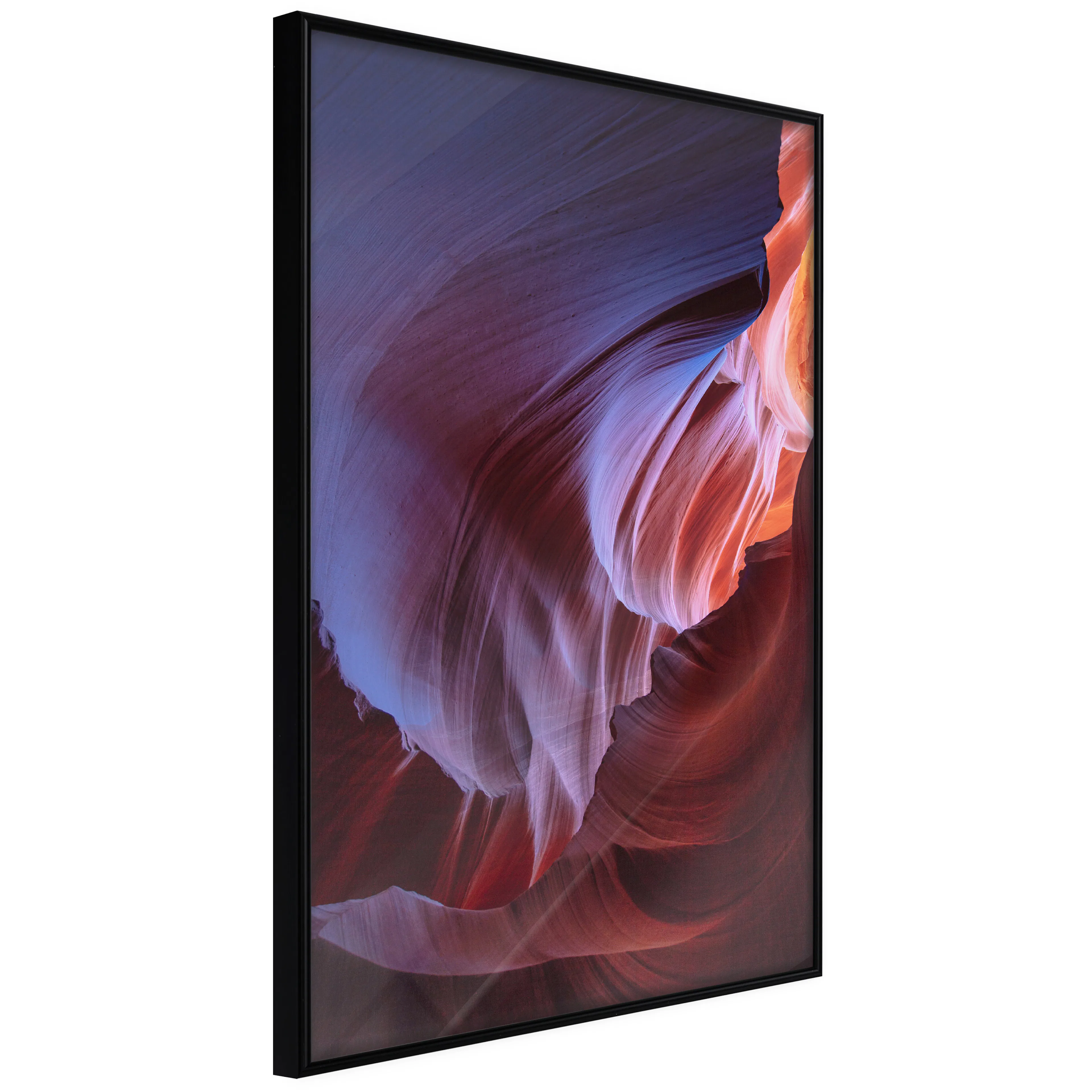 Affisch - Colourful Sandstone [Poster] 40x60 Svart ram, 40x60 cm