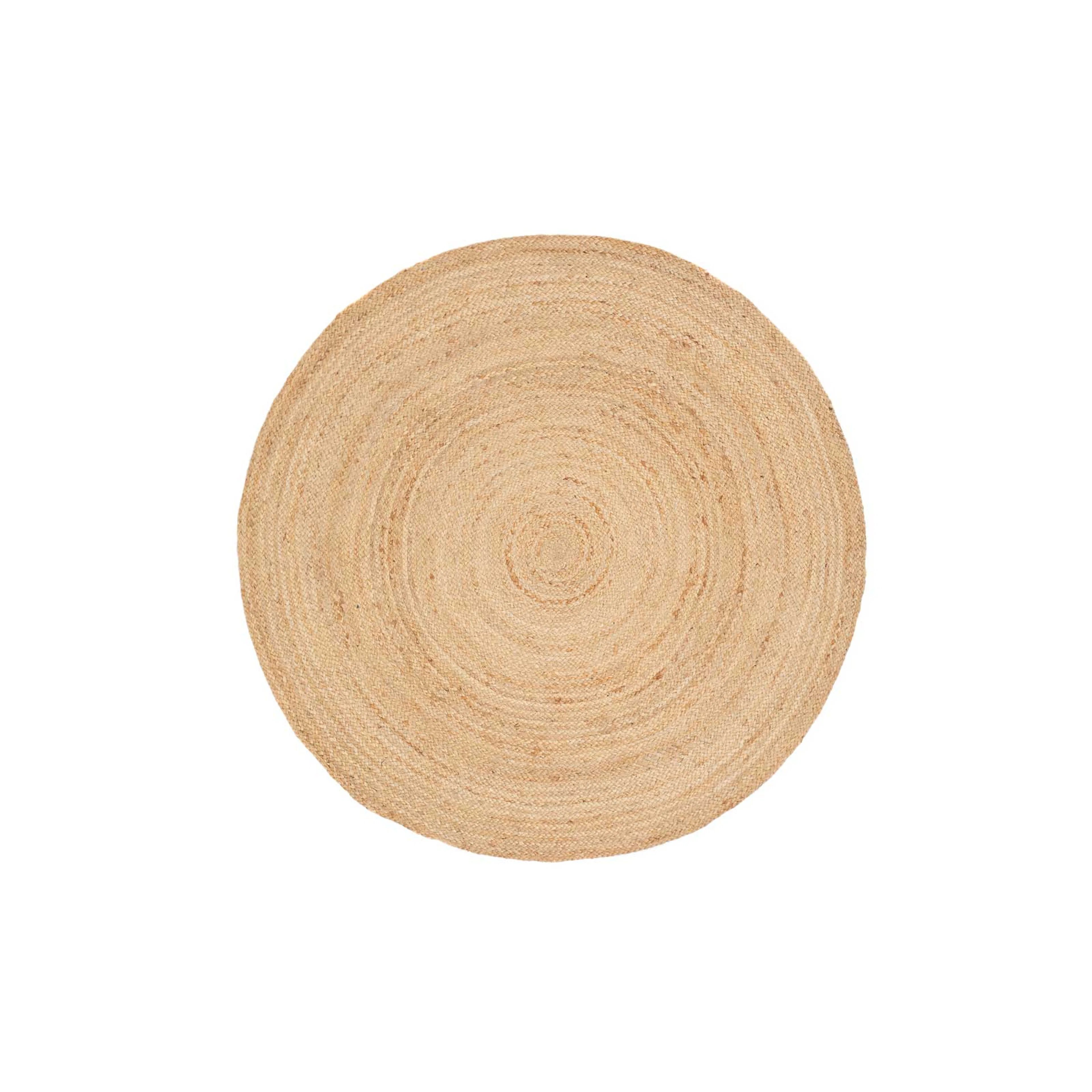 Jute Nature 200 rund Nature, 200x200 cm