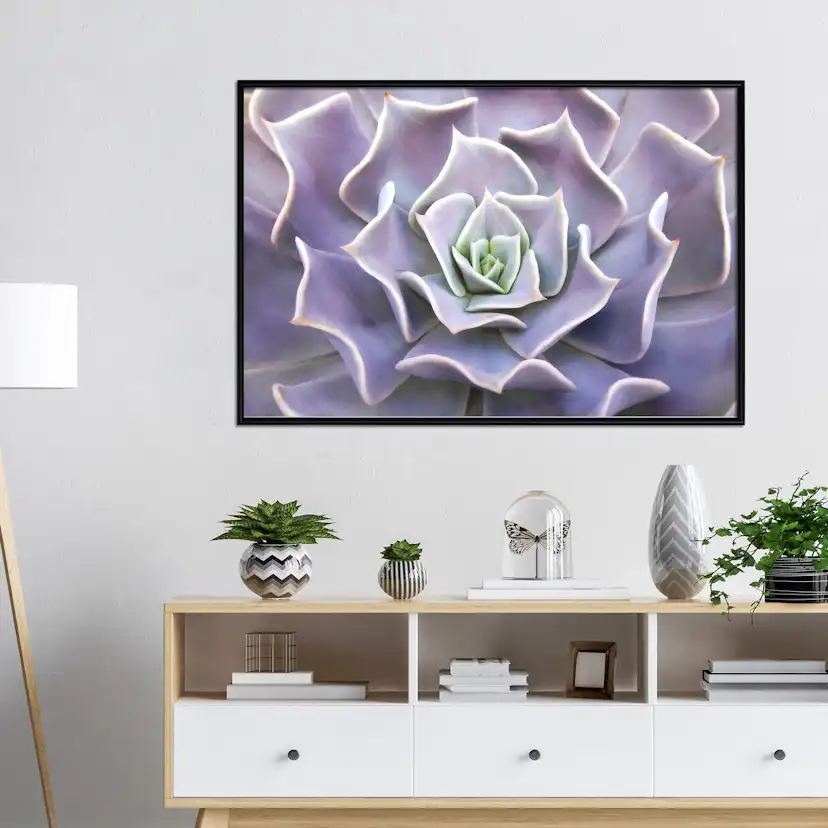 Poster Artgeist Affisch Purple Succulent