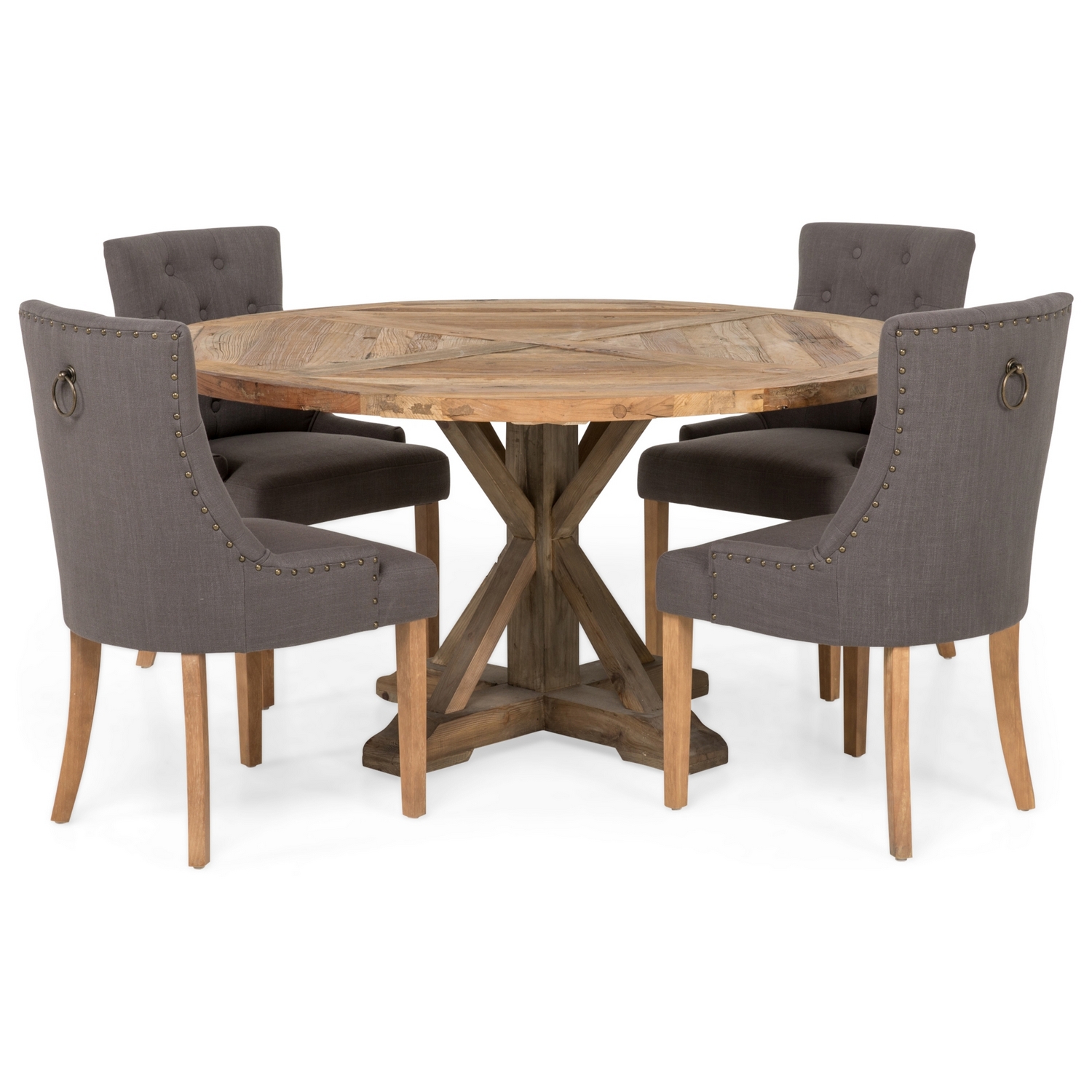 Matgrupp In Living Lyon Ø150 cm Rund med 4 st Viktoria Stolar