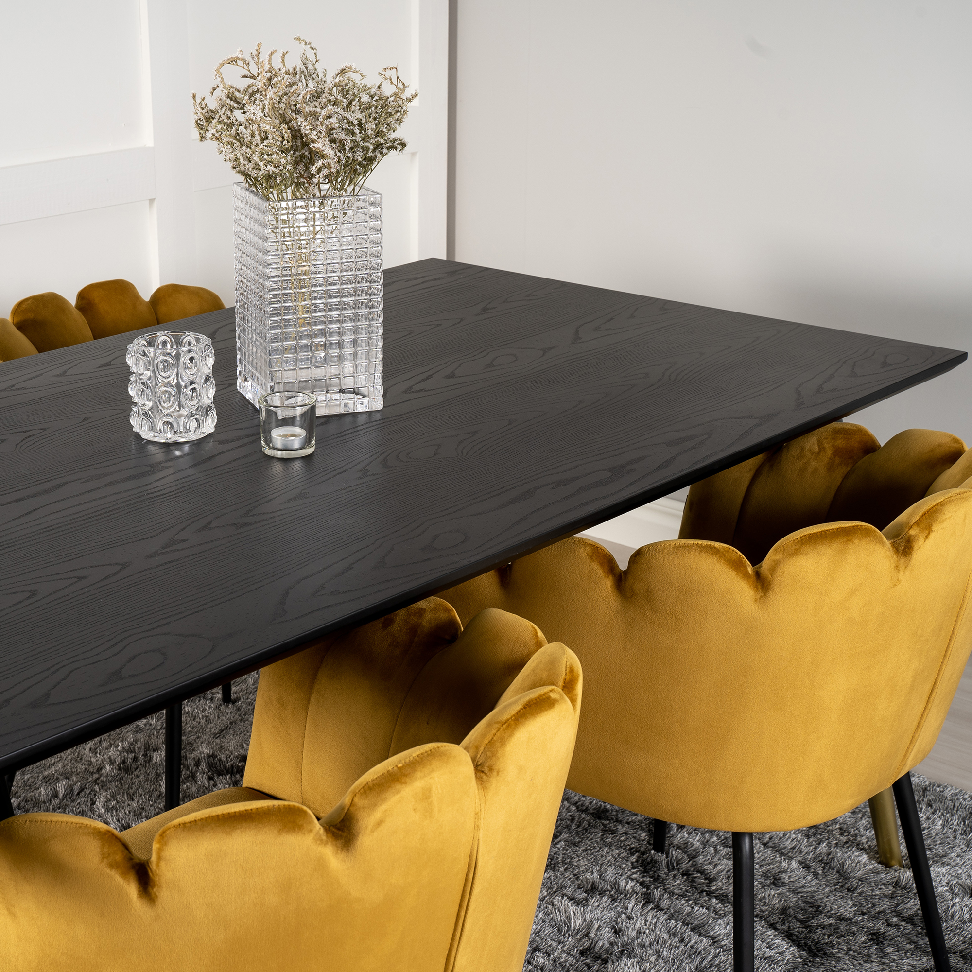 Matgrupp furniture/fashion Disa med 4 Limhamn Rektangulär Stolar