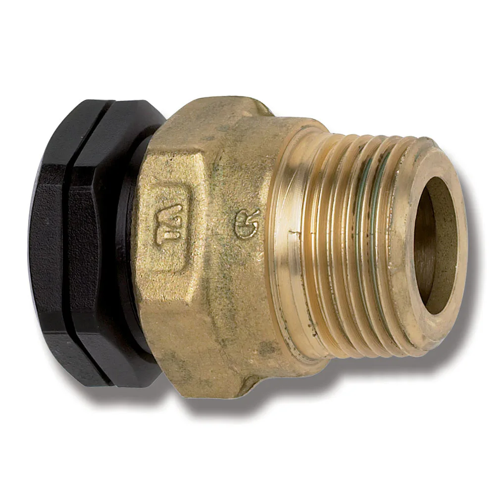 Rak koppling PRK 20 x R20 slang/utvändig gänga Slang 20 mm x R20 Utvändig