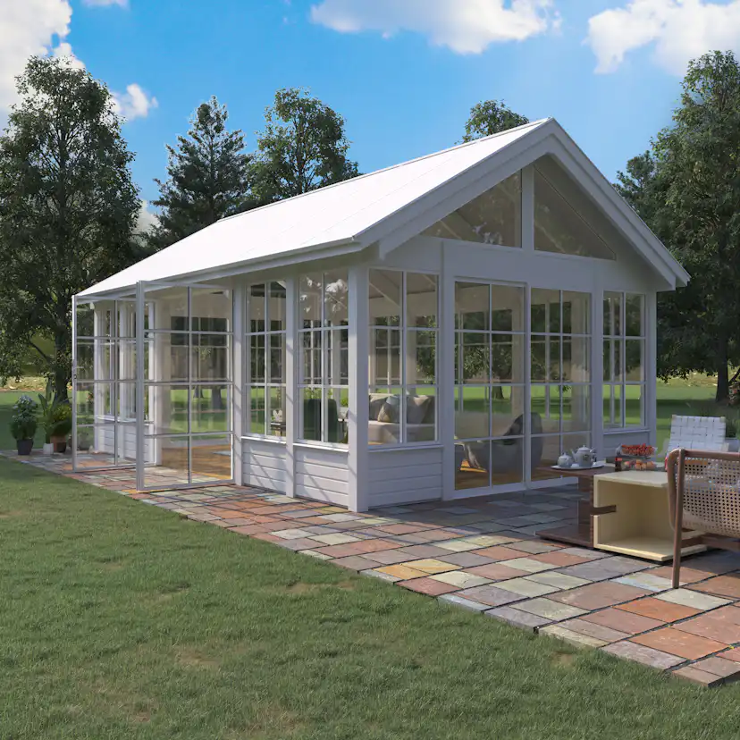 Växthus/Orangeri Landskap Grönska Sommar 25 kvm