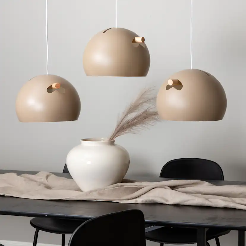 Taklampa Venture Home Todd Beige 3L