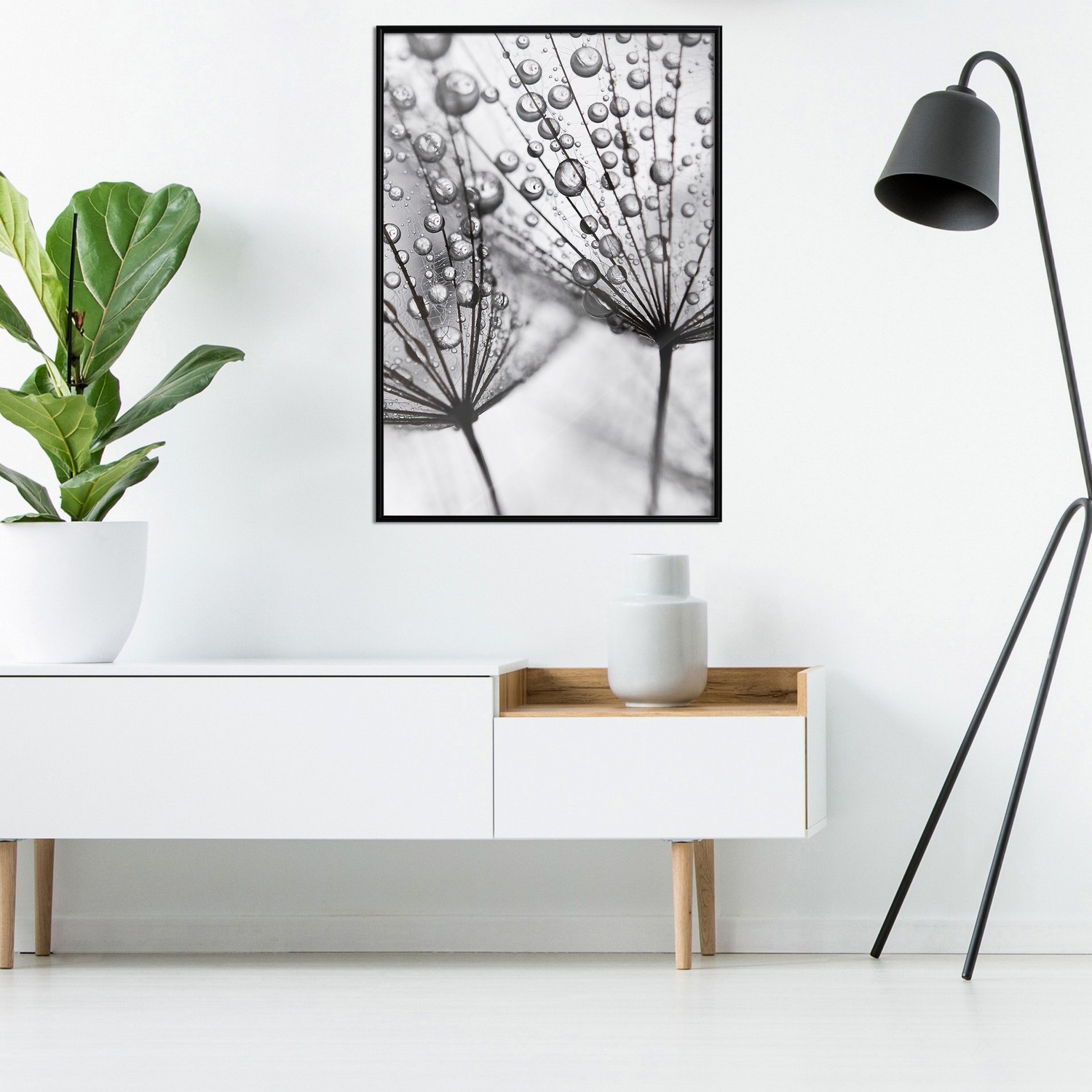 Affisch - Morning Dew [Poster] 20x30 Svart ram, 20x30 cm