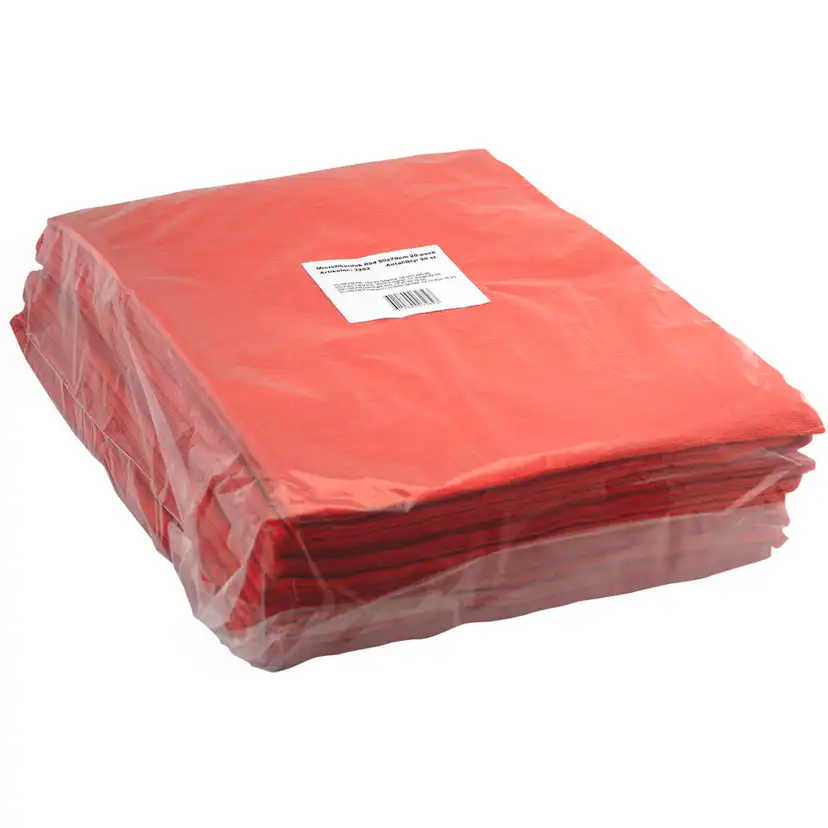 Mikrofiberduk Turtle Wax Röd 50x70 cm 20-pack
