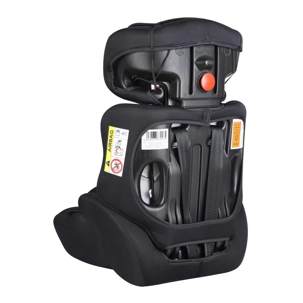 Bilbarnstol Kikid Basic 9-36 kg Black Edition