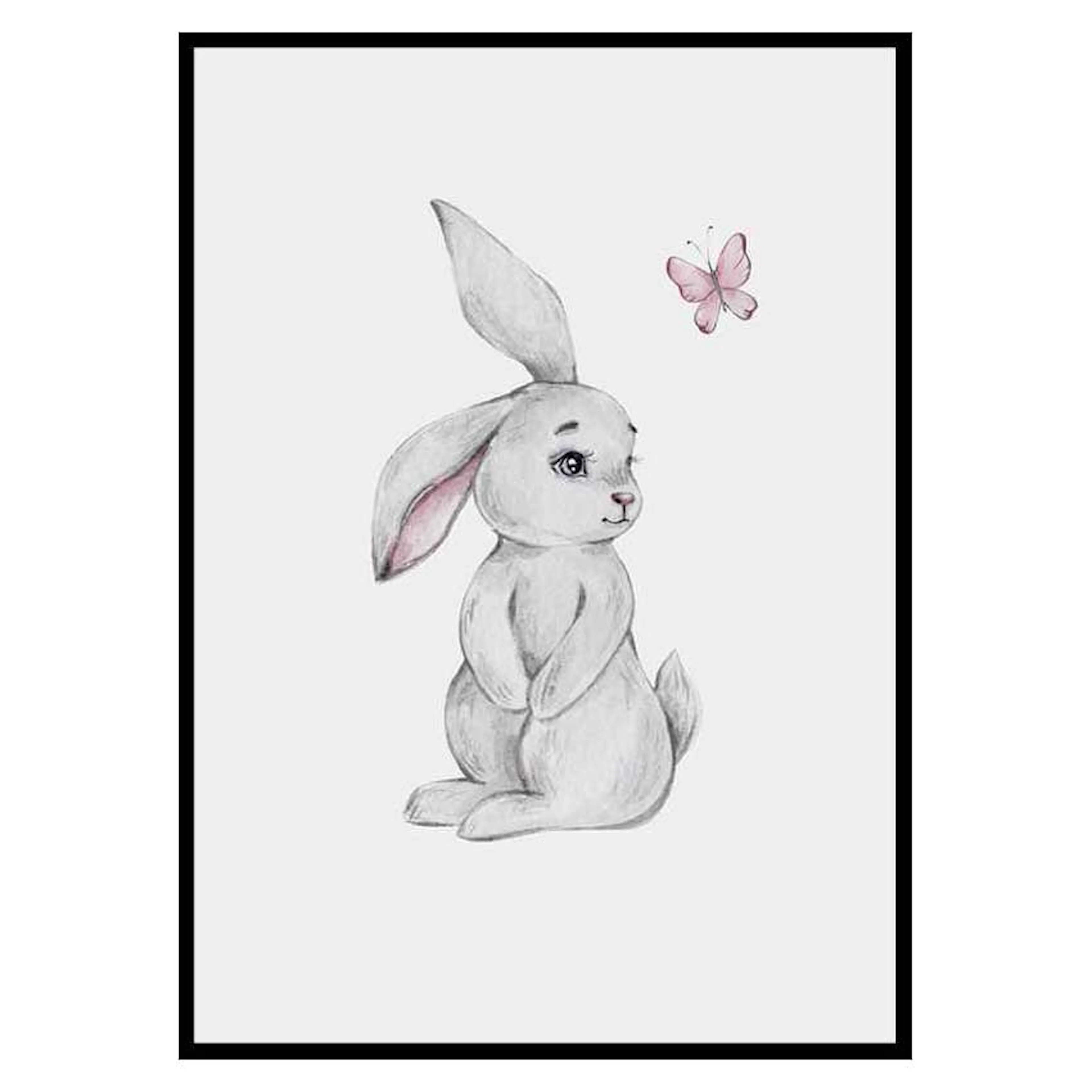Poster Gallerix Bunny And Butterfly