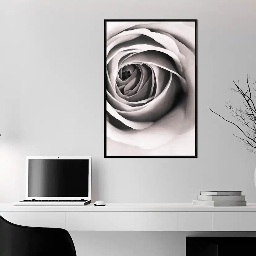 Poster Artgeist Affisch Rose Vortex