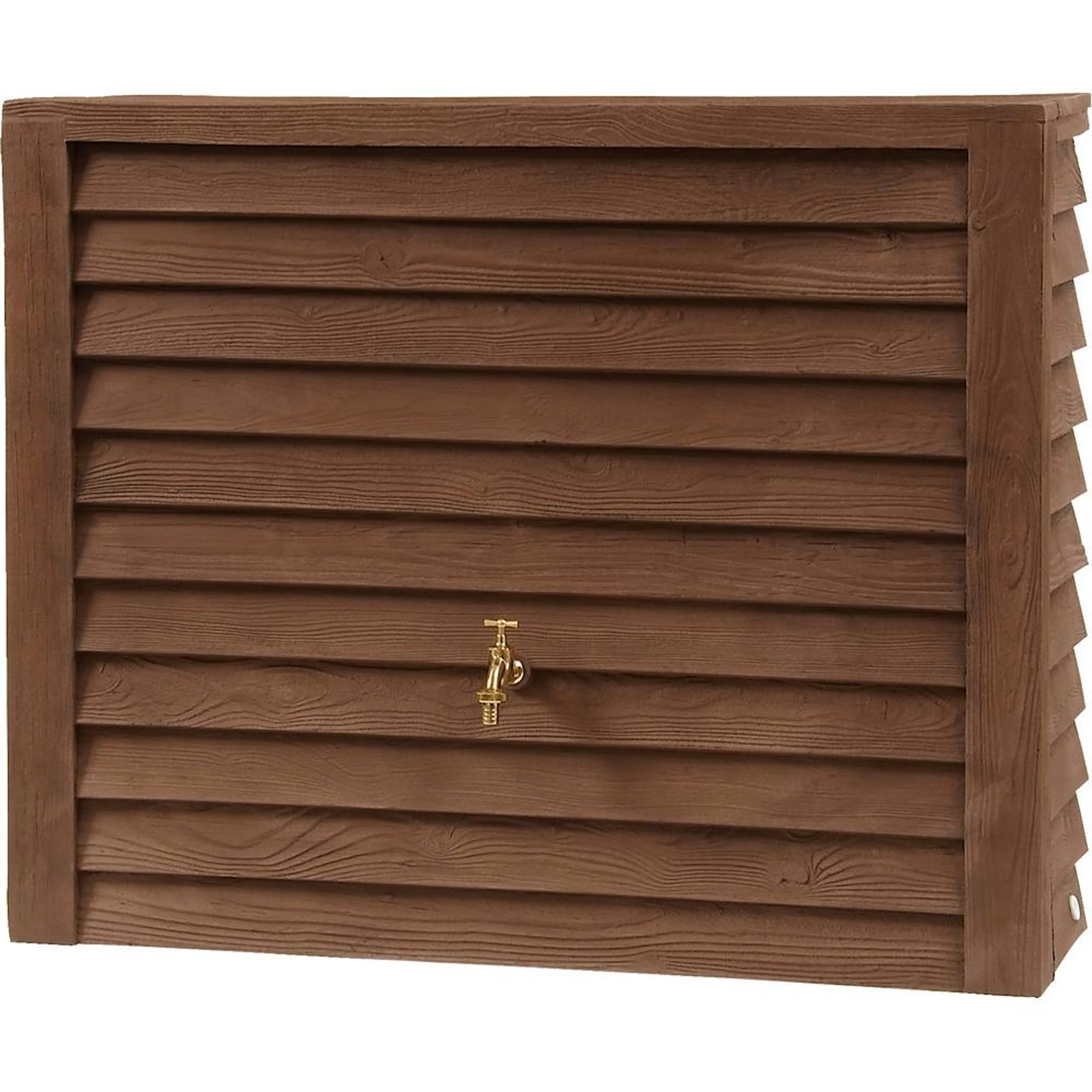 Regnvattentunna Garantia Woody 350 L Mörkbrun