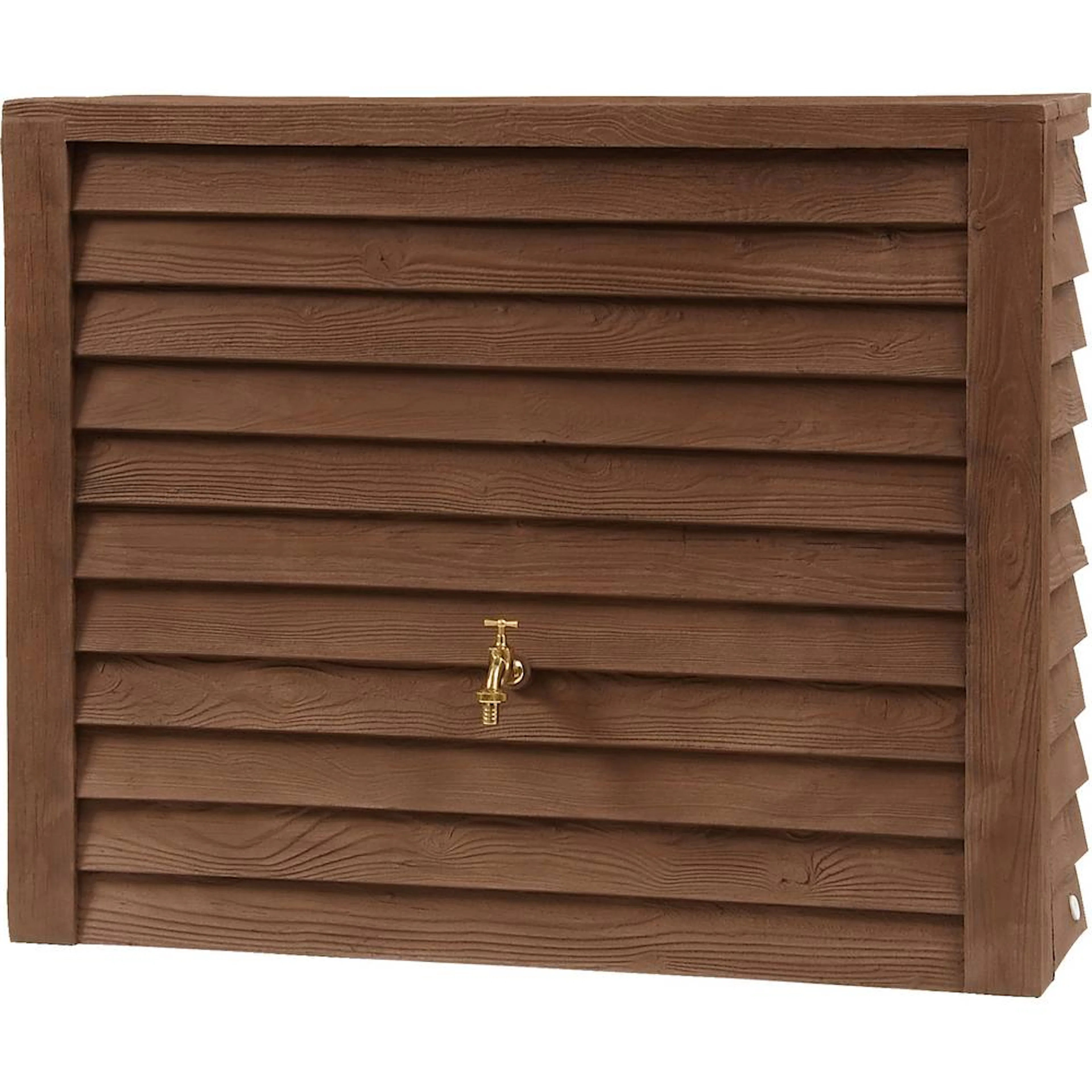 Regnvattentunna Garantia Woody 350 L Mörkbrun