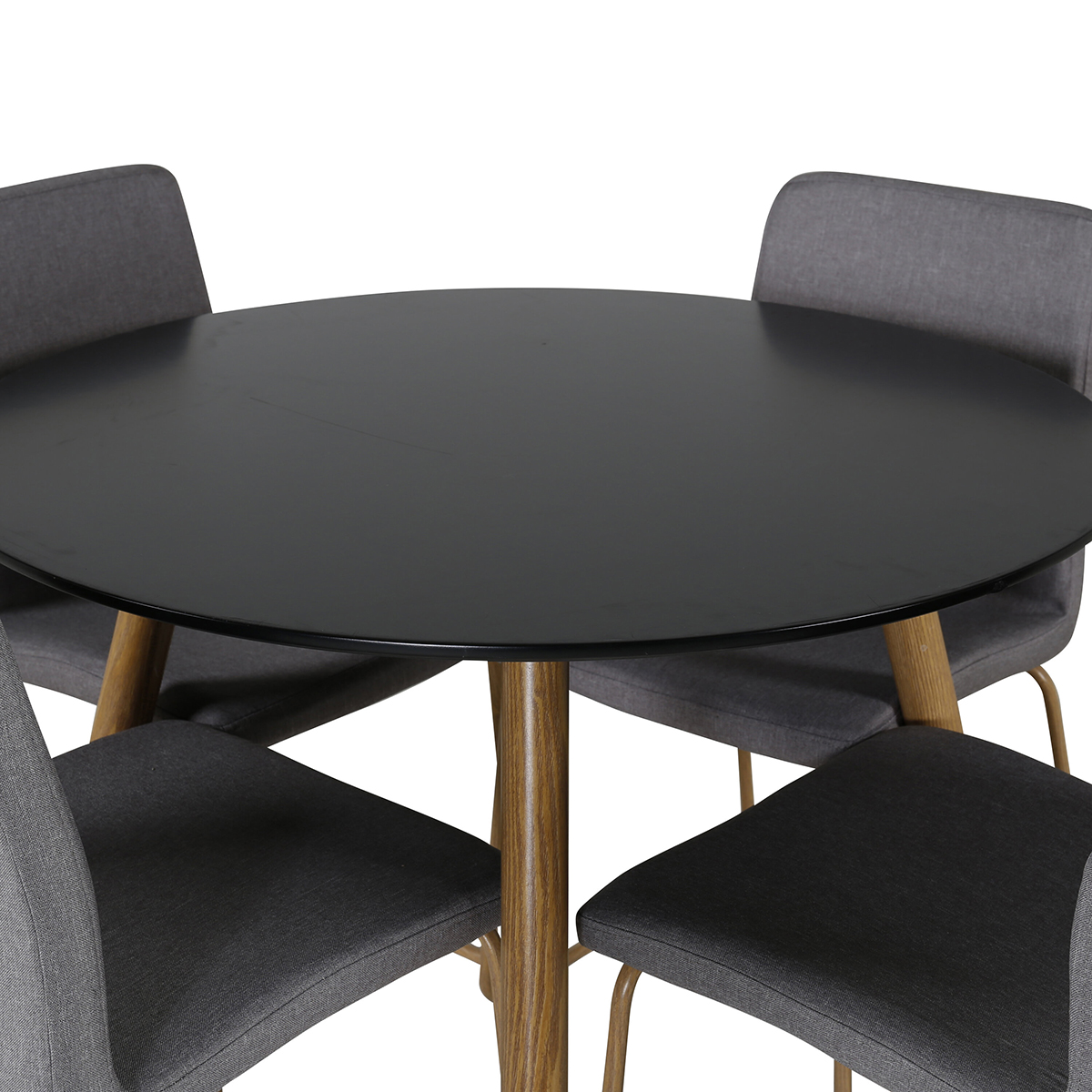 Matgrupp Venture Home Plaza Ø100 cm med 4st Mace Matstolar