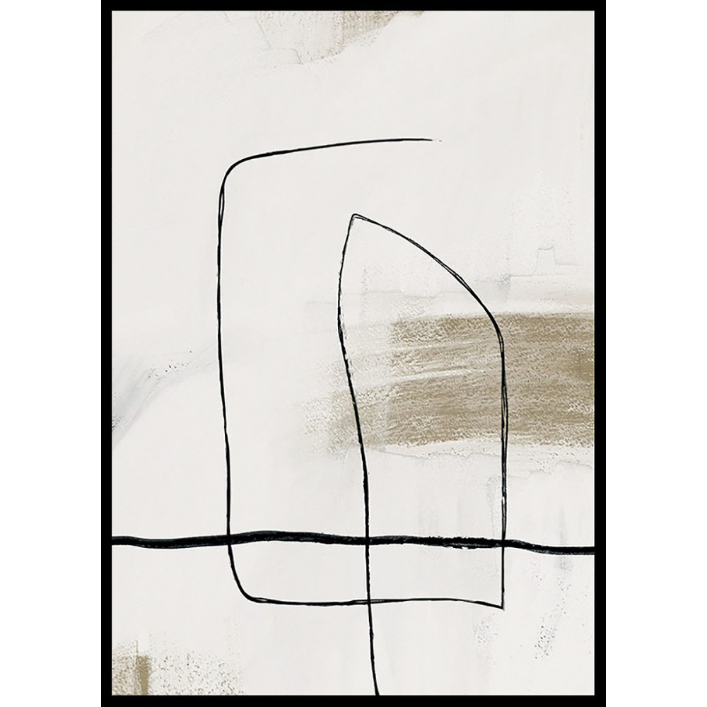 Poster Gallerix Boho Abstract Lines No1