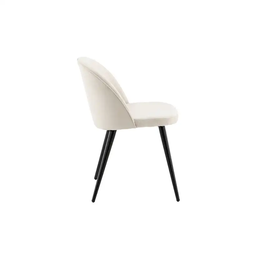Matstol Venture Home Velvet Svart Ben