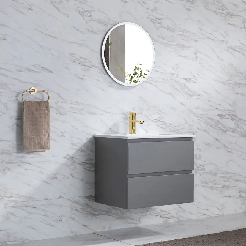 Tvättställsskåp Bathlife Eufori Grå