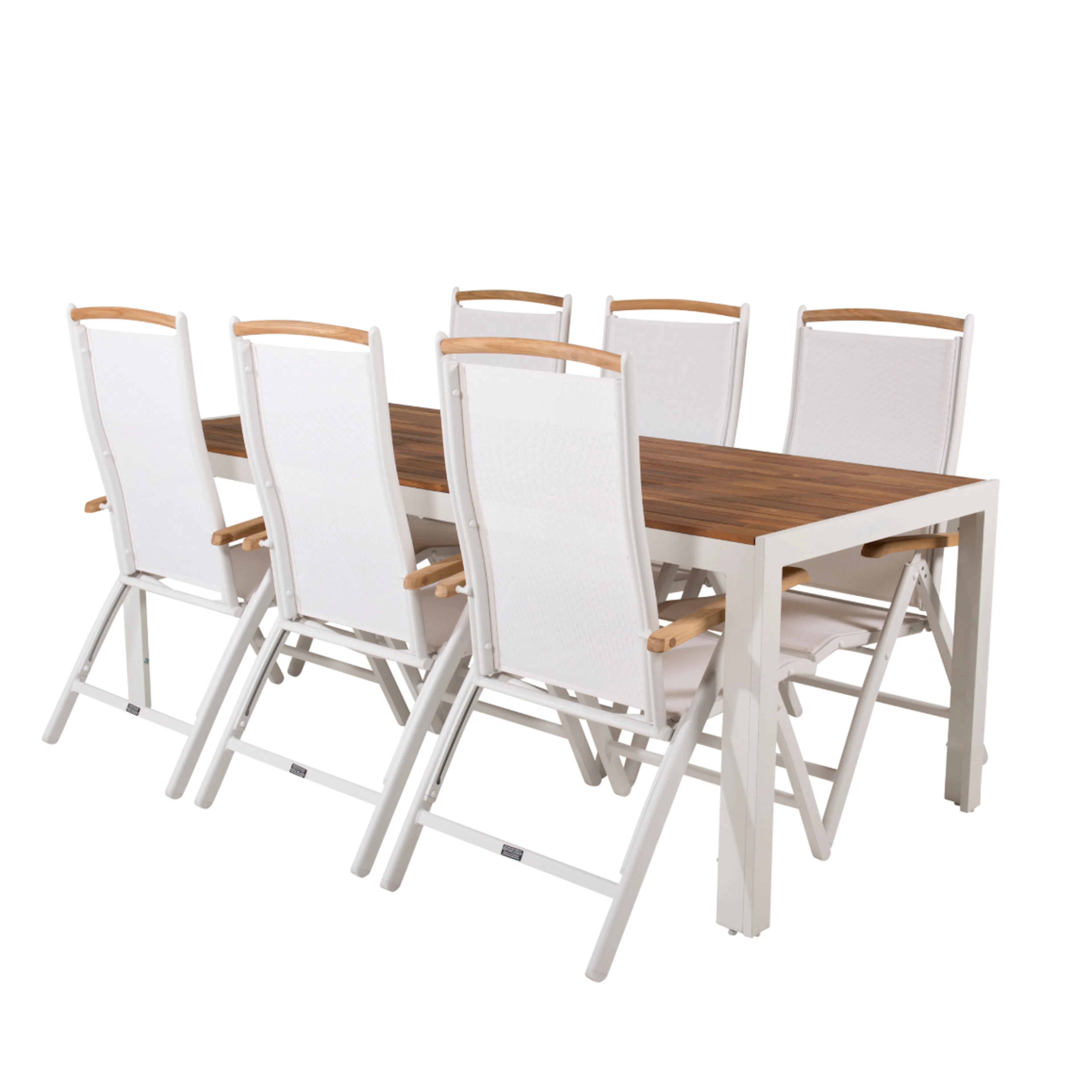 Matgrupp Venture Home Berfin med 6 Perla Matstolar