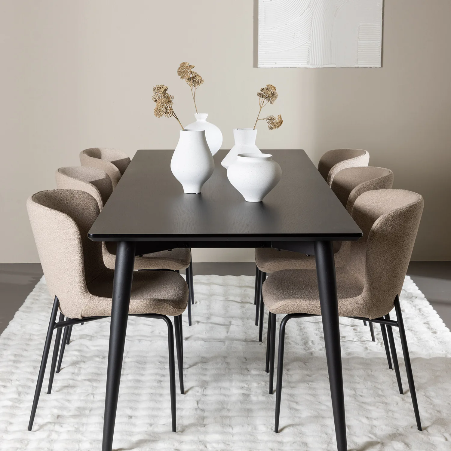 Svart/Beige