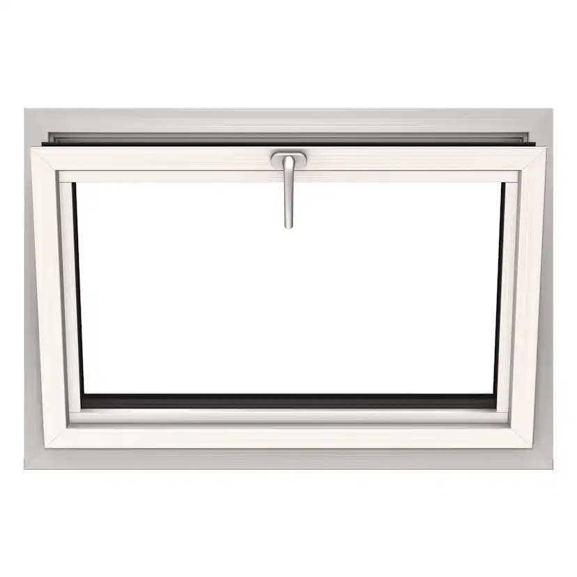 Underkantshängt Kippfönster NorDan HelAlu 3-Glas Aluminium