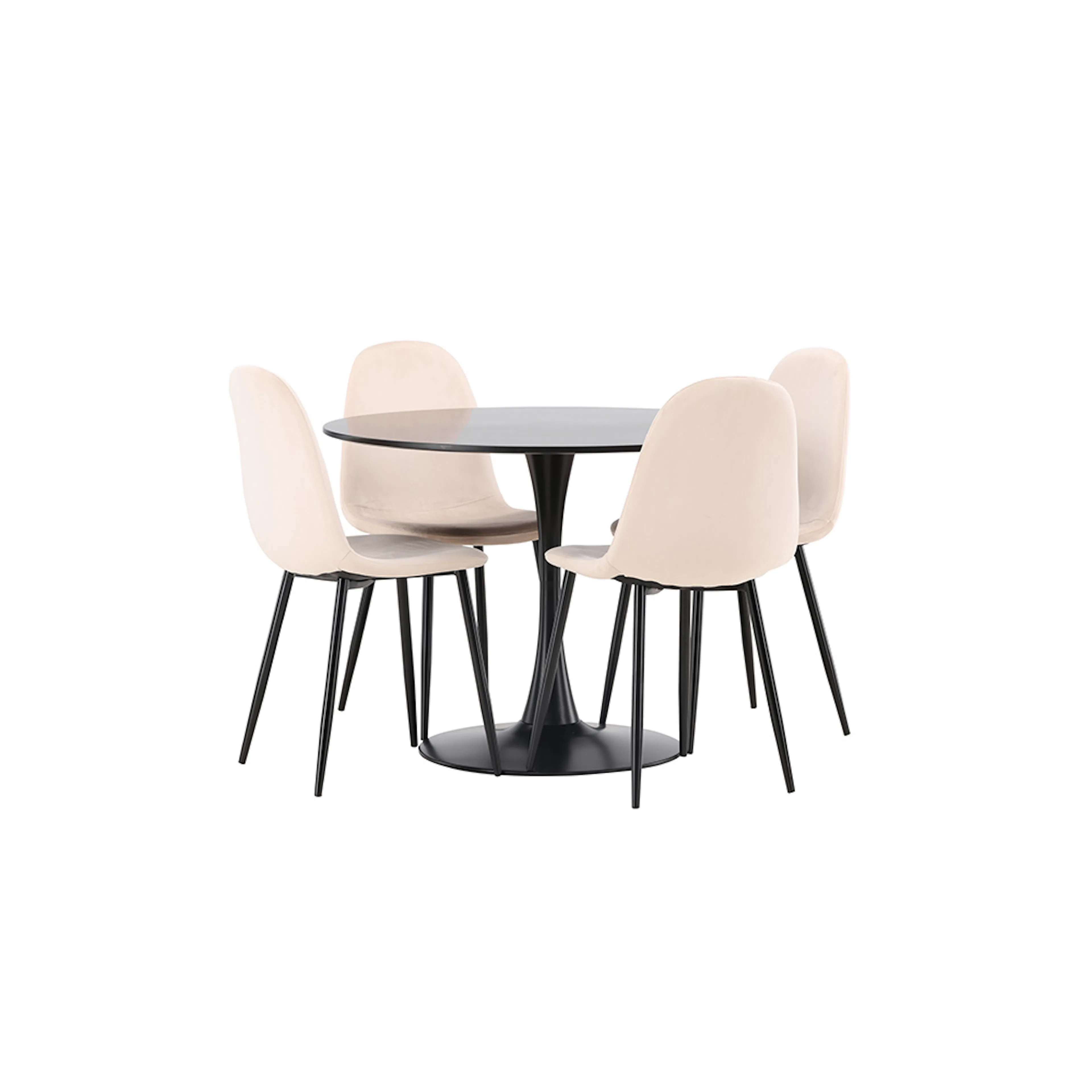 Svart/Beige