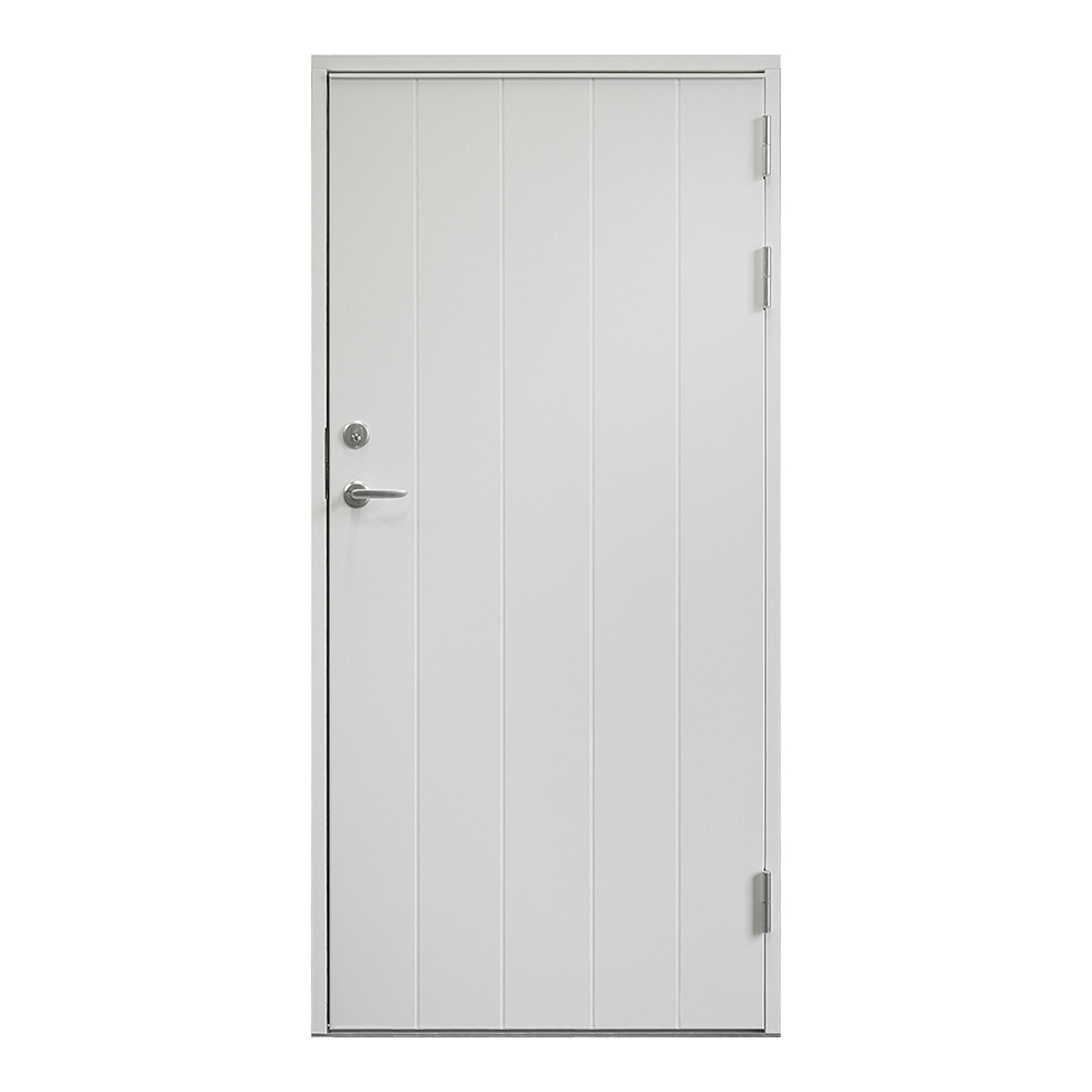 Ytterdörr Landskap Vitmålad